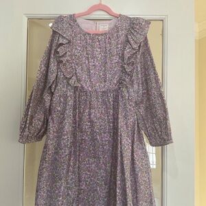 Crewcuts Purple Floral Kids Dress